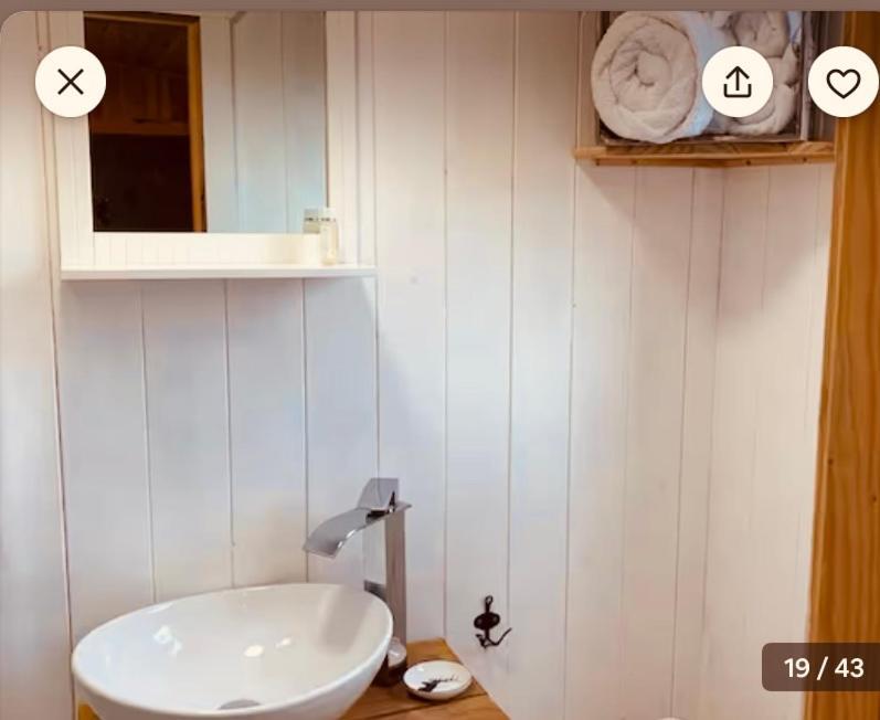 Sheepwash Shepherds Hut Bebside Exterior photo
